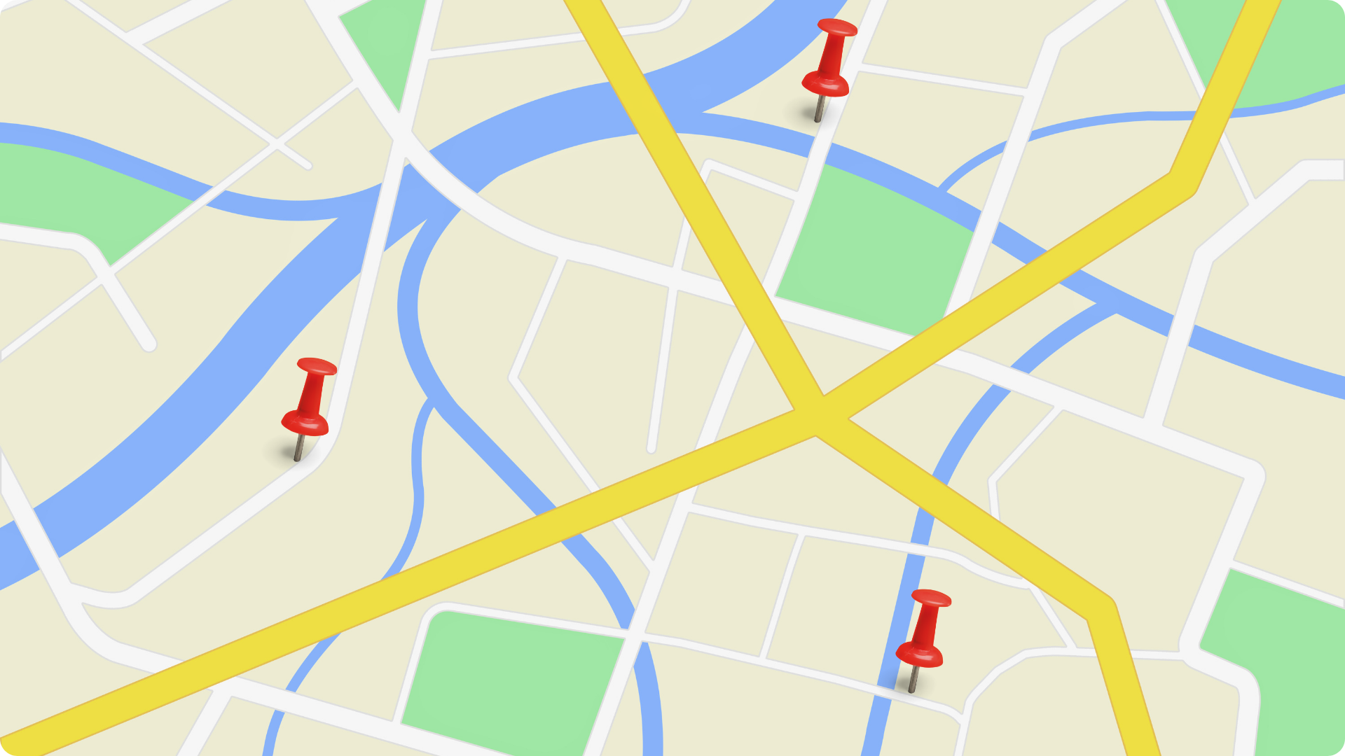kort med lokale butikker Styrket lokal SEO og fast e-avis-synlighed
